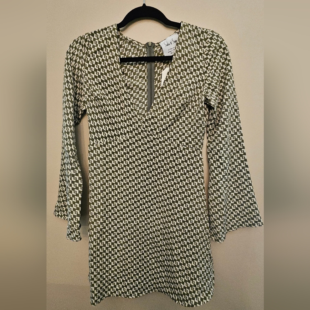 SADIE and SAGE Boho knee-length dress. Women's XS